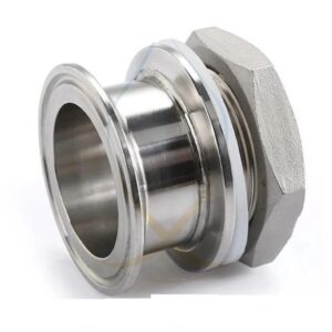 2" Tri Clamp Double Ferrule 1.5" BSP Bulkhead Fitting