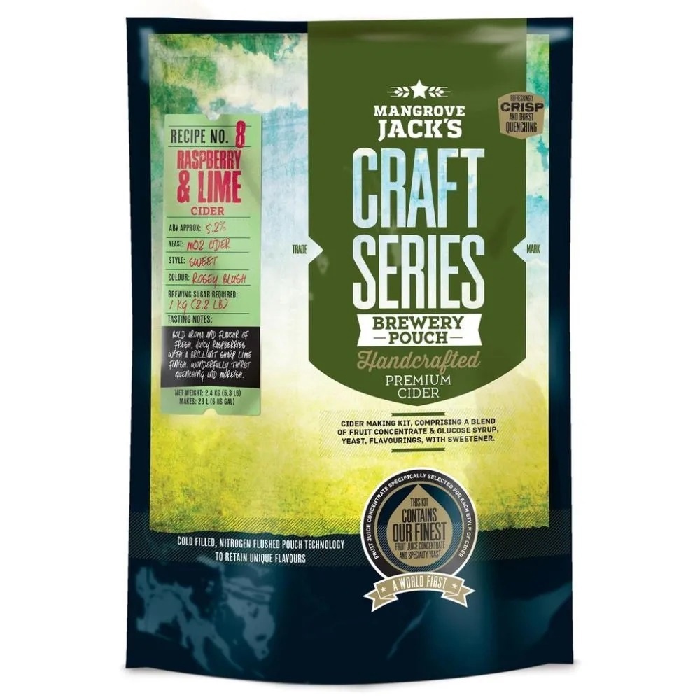 Craft Series Raspberry & Lime Cider - 2.4kg