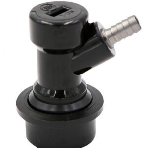 Ball Lock Keg Disconnect Liquid Barbed (BLACK)