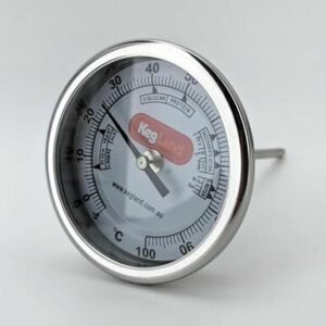 Thermometer - Weldless with 130mm Probe