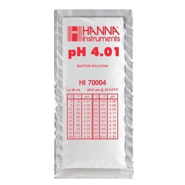 PH 4.01 Calibration Solution - 20ml Sachet