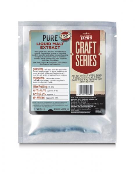 Mangrove Jack's Pure Liquid Malt Extract - Light 1.2kg