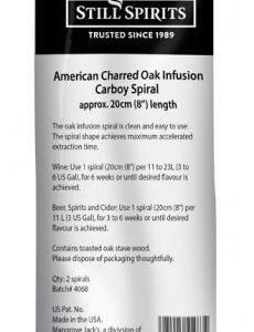 American Charred Oak Carboy Spiral