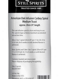 American Oak Carboy Spiral Medium Toast