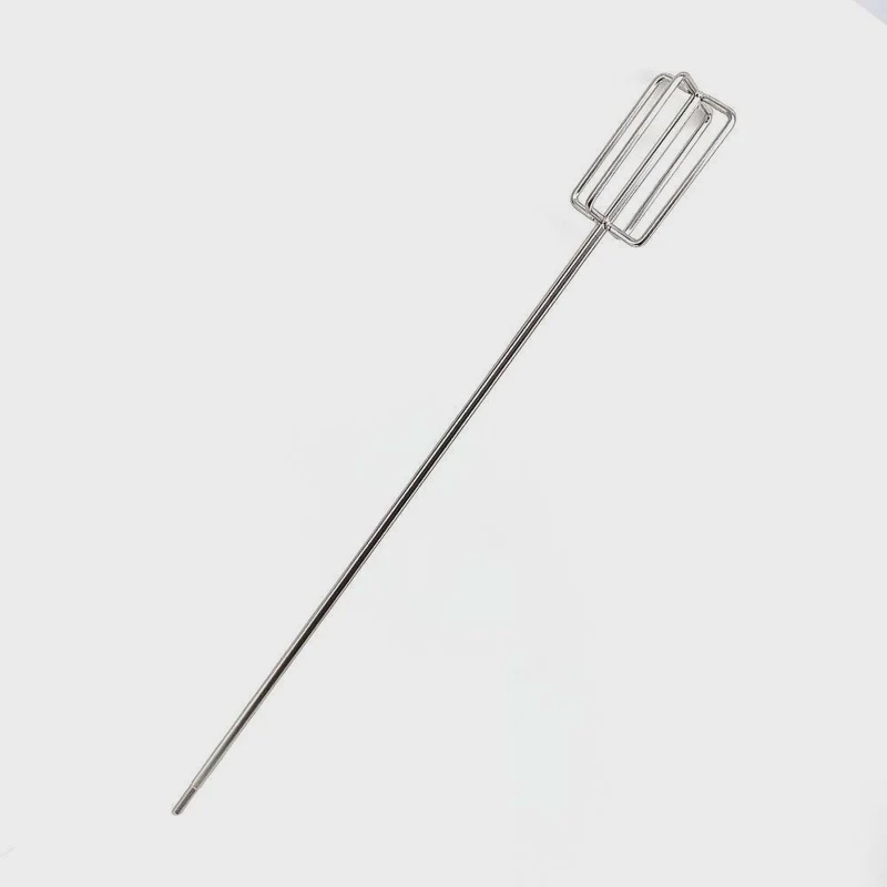 Premium Stainless Steel Drill Powered Mash Stirrer & Mixer - 1/4 Inch Hex Drive