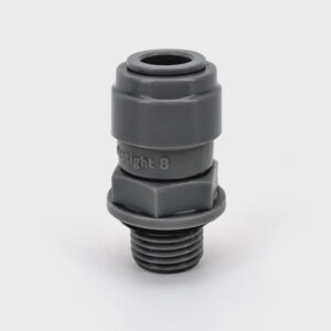 Duotight – 8mm (5/16”) Female x 1/4 Inch BSP Male Thread (With Seated O-Ring)
