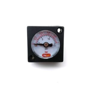 Mini Gauge 0-15psi (0-1.5bar) - For Inline Duotight Regulator Or Blowtie