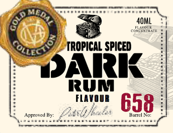 Gold Medal Collection Tropical Spiced Dark Rum 50ml